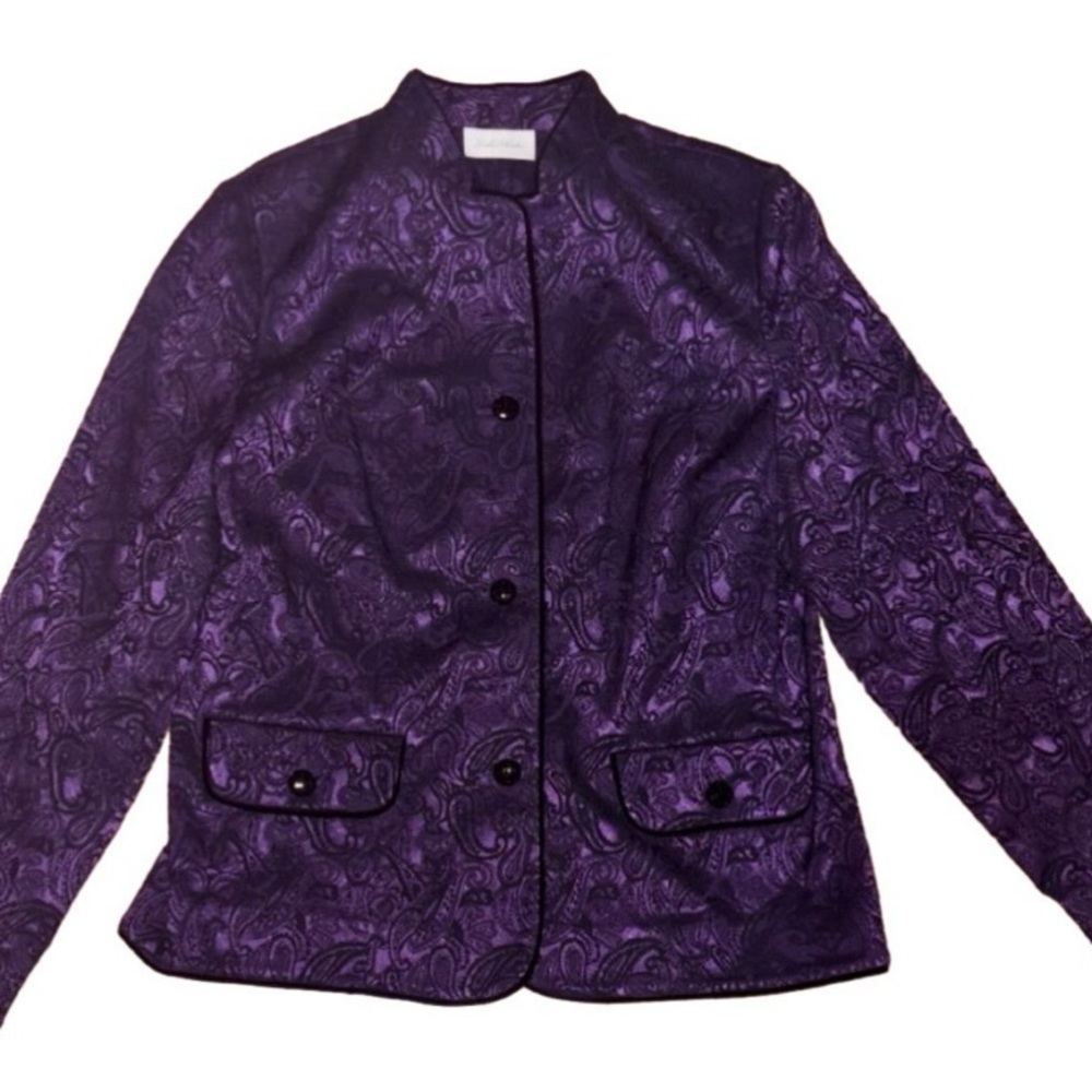 Notations Deep Purple Women's Blazer